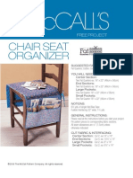 Chair Seat Organizer