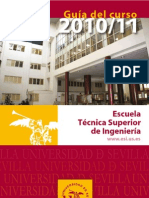 Escuela Técnica Superior de Ingenieros (Guía Del Curso 2010-11)