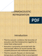 Thermoacoustic Refrigeration