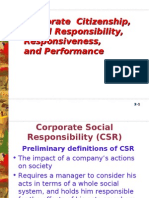 Corporate Citizenship, Social Responsibility, Responsiveness, and Performance