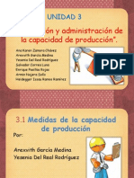 Unidad 3 Planeacion y Admon de La Capacidad de Produccion