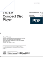 Fm/Am Compact Disc Player: Owner's Record