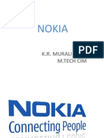 Nokia: K.R. Murali Krishna M.Tech Cim