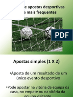 Tipos de Apostas Desportivas