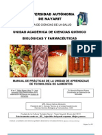 Manual de Tecnología de Alimentos - QFB - 2012