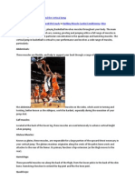 The Anatomy of Basketball and The Vertical Jump