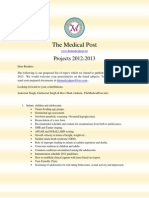 The Medical Post: Projects 2012-2013