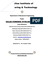 Skyline Institute of Engineering & Technology: Solar Powered Stirling Engine