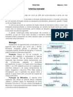 Icterícia Neonatal - Resumo Pediatria Medicina