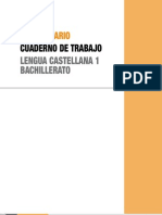 Solucionario Cuaderno Lengua Castellana 1 Bachillerato Ed: Almandraba