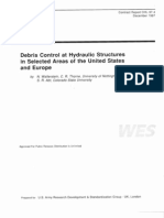 Debris Control at Hydrulic Structures in Selected Areas of The United States and Europe