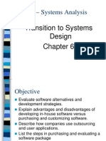 Chapter 6 - Transition To System Design