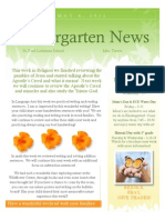 Kindergarten News: Upcoming - .