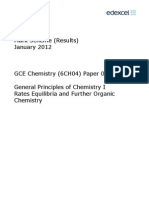 6CH04 Chemistry Jan 2012 MS