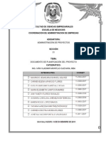 Plan de Proyecto Final