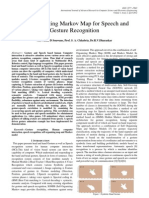 Self Organizing Markov Map For Speech and Gesture Recognition