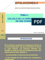 Calculo de La Carga Termica Vivienda-Unifamiliar