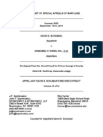 Schuman v. Greenbelt Homes - Record Extract Volume 3 of 4