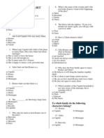 Romeo and Juliet Final Test