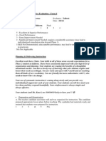 Feedback For: Student Phase:: Midterm/Final Formative Evaluation - Form S Claire Downs Westview/Tyler Midterm 2