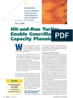 Hit-and-Run Tactics Enable Guerrilla Capacity Planning