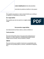 Clasificación de La Clasificación de Los Documentos