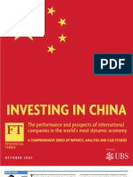 FT Report - Investing in China