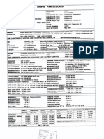 Ship's Particulars