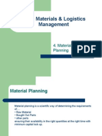  Material Requirement Planning