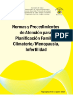 Manual Normas y Procedimientos Planificacion Familiar 2010