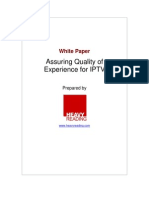 Assuring Quality of Experience For IPTV: White Paper