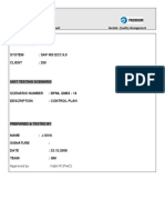 Environment: Unit Testing / User Manual