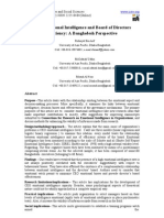 (63-81) CEO Emotional Intelligence and Board of Directors Efficiency