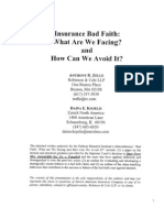 Insurance Bad Faith What Are We Facing (Adjuster Manual)