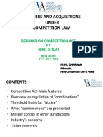 Seminar On Competition Act