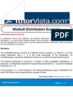 Weibull Distribution Example