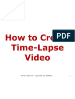 Mia - Padua - How To Create Time-Lapse Video