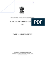 Standard Schedule of Rates 2009 Part - I