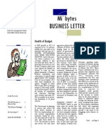 Busines Letter April 2012