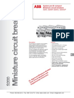 ABB S200 Miniature Circuit Breakers