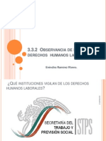 Observancia de Los Derechos Humanos Laborales