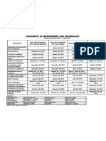 Academic Calendar 2011 12 Revised