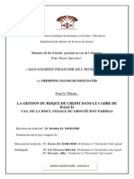 La Gestion Du Risque de Crédit - Corrigé