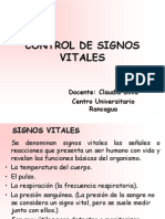 Control Signos Vitales