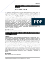 La Educación Más Allá de La Escuela y Su Vínculo Con Situaciones de Pobreza