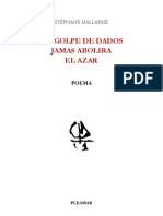 STÉPHANE MALLARMÉ - Un Golpe de Dados Jamás Abolirá El Azar.