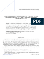 Nonlinear Filtering For Observations On A Random Vector Field Along A Random Path. Application To Atmospheric Turbulent Velocities