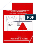 Interaprendizaje de Probabilidades y Estadística Inferencial Con Excel, Winstas y Graph