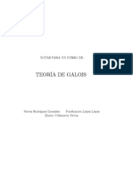 Notas de Cusro de Teoría de Galois