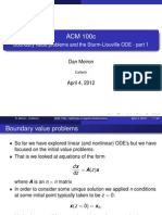 Boundary Value Problems Part 1